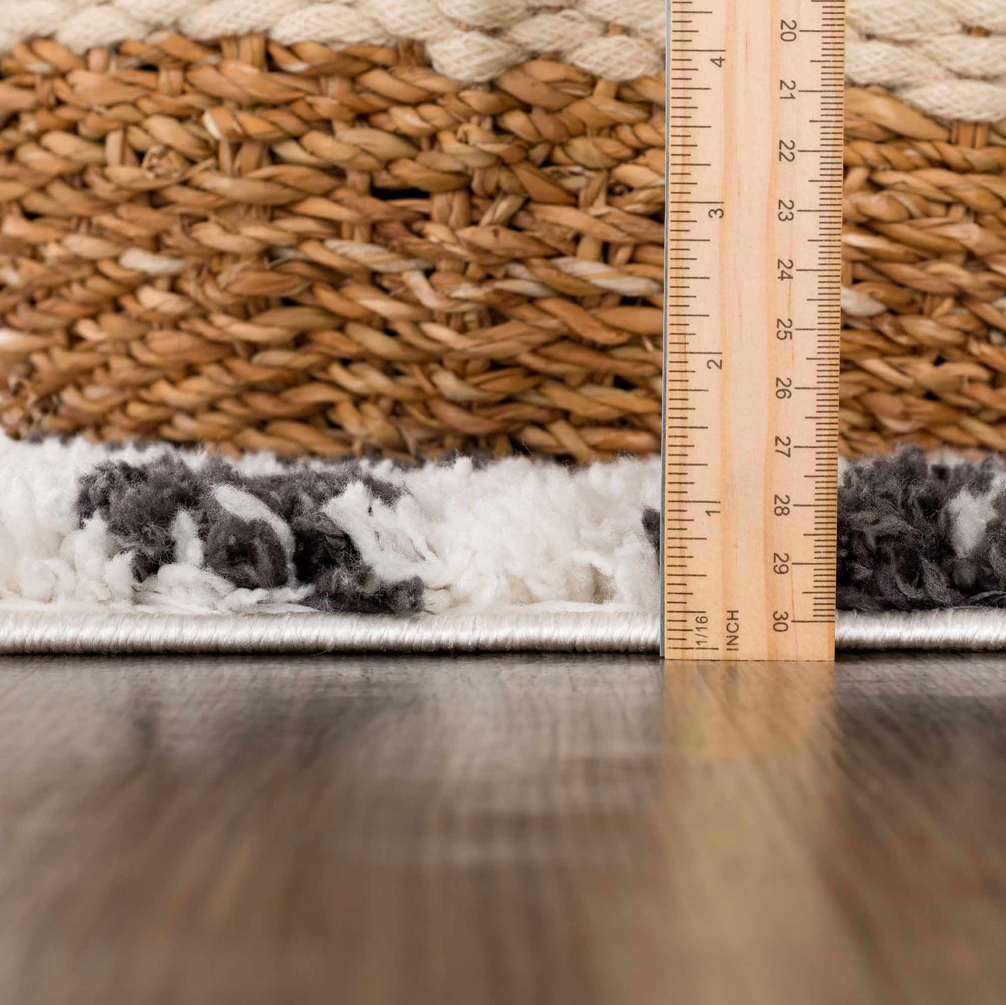 Zhen Plush Area Rug Soft Shag Carpet Modern Cozy Home Floor Decor for Living Room