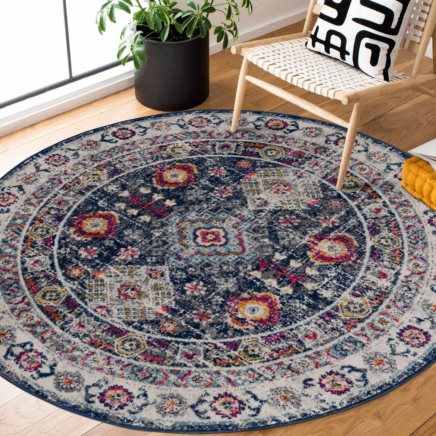 Tigrim Navy 2307 Area Rug - Clearance