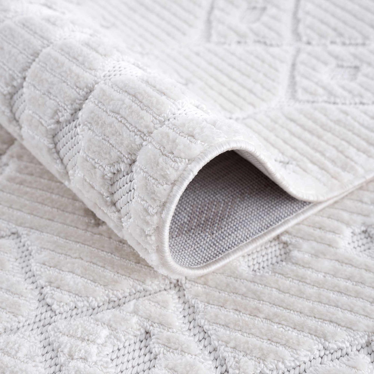 Beil Ivory Textured Area Carpet - Clearance