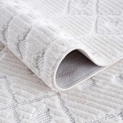 Beil Ivory Textured Area Carpet - Clearance