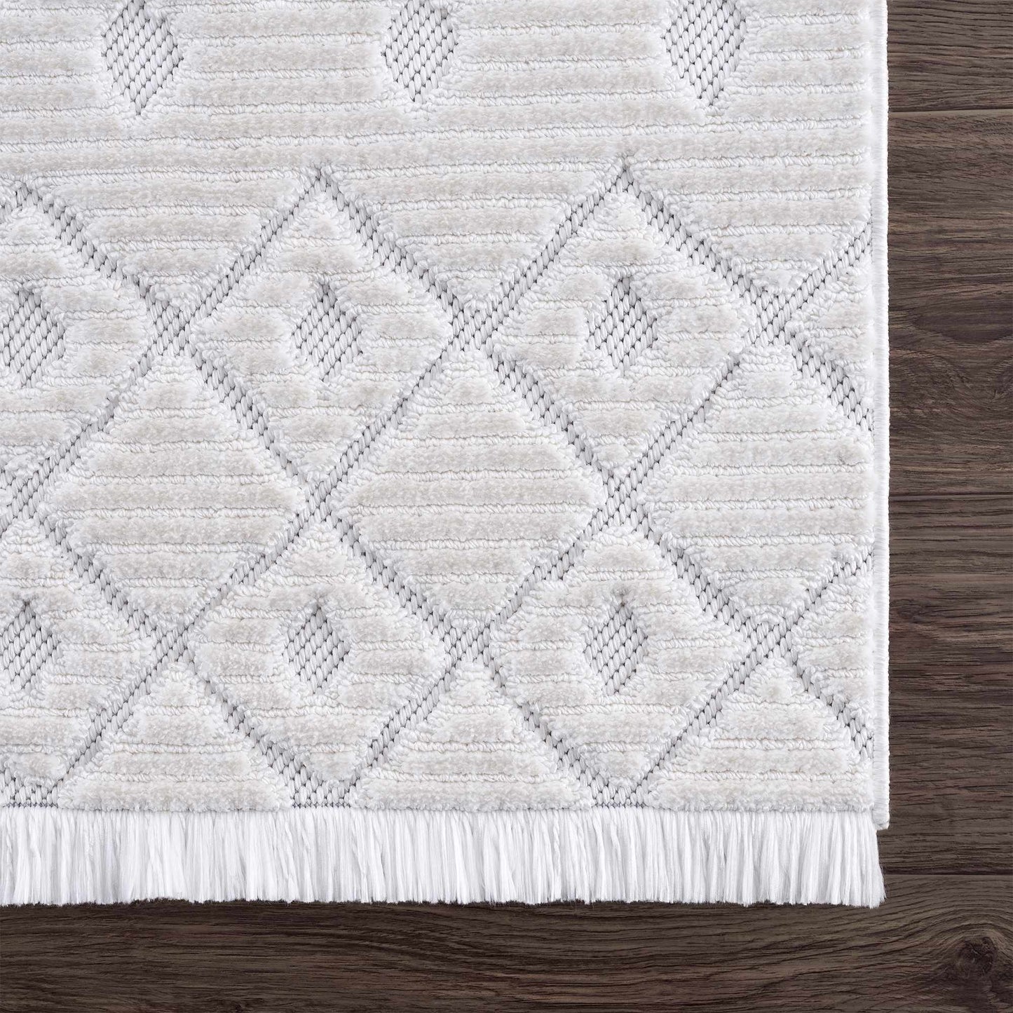 Beil Ivory Textured Area Carpet - Clearance