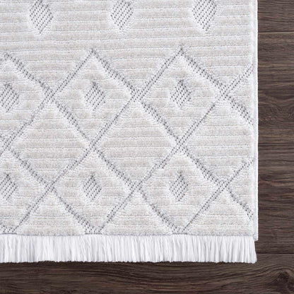 Beil Ivory Textured Area Carpet - Clearance