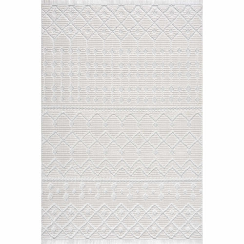 Beil Ivory Textured Area Carpet - Clearance