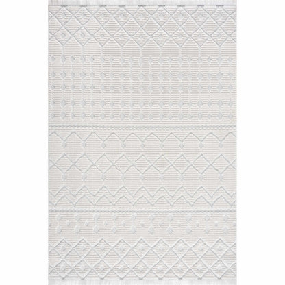 Beil Ivory Textured Area Carpet - Clearance