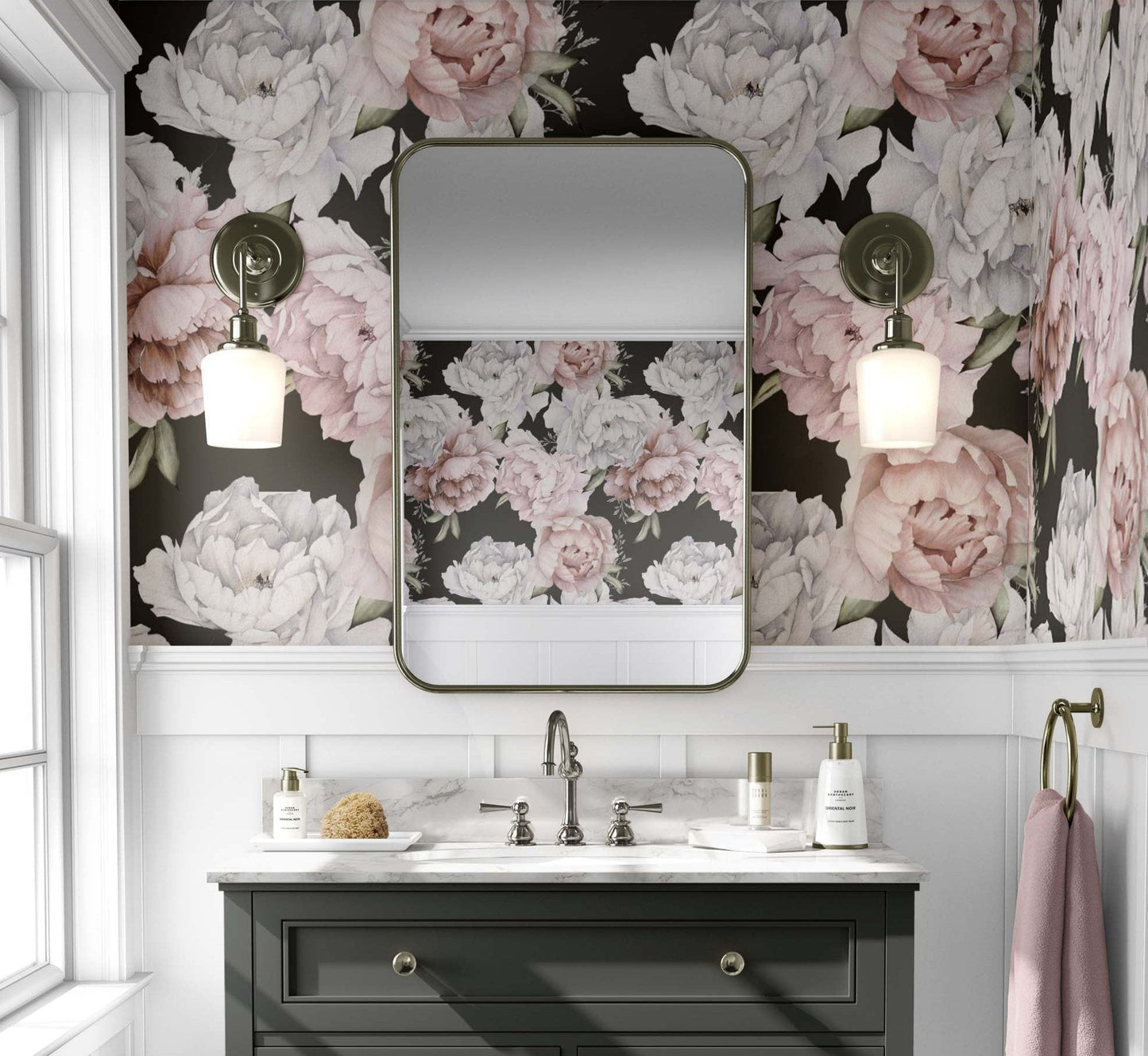 Big flowers wallpaper