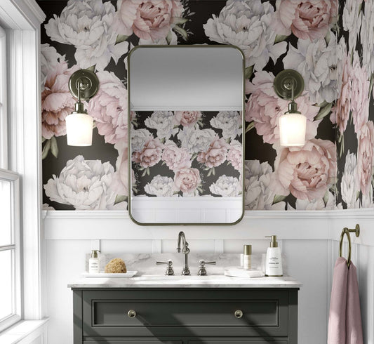 Big flowers wallpaper