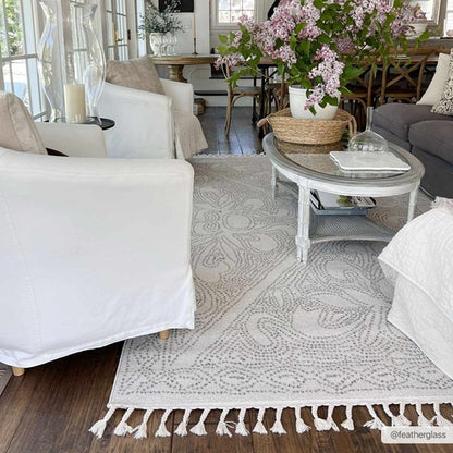 Birdwood Cream & Brown Area Rug