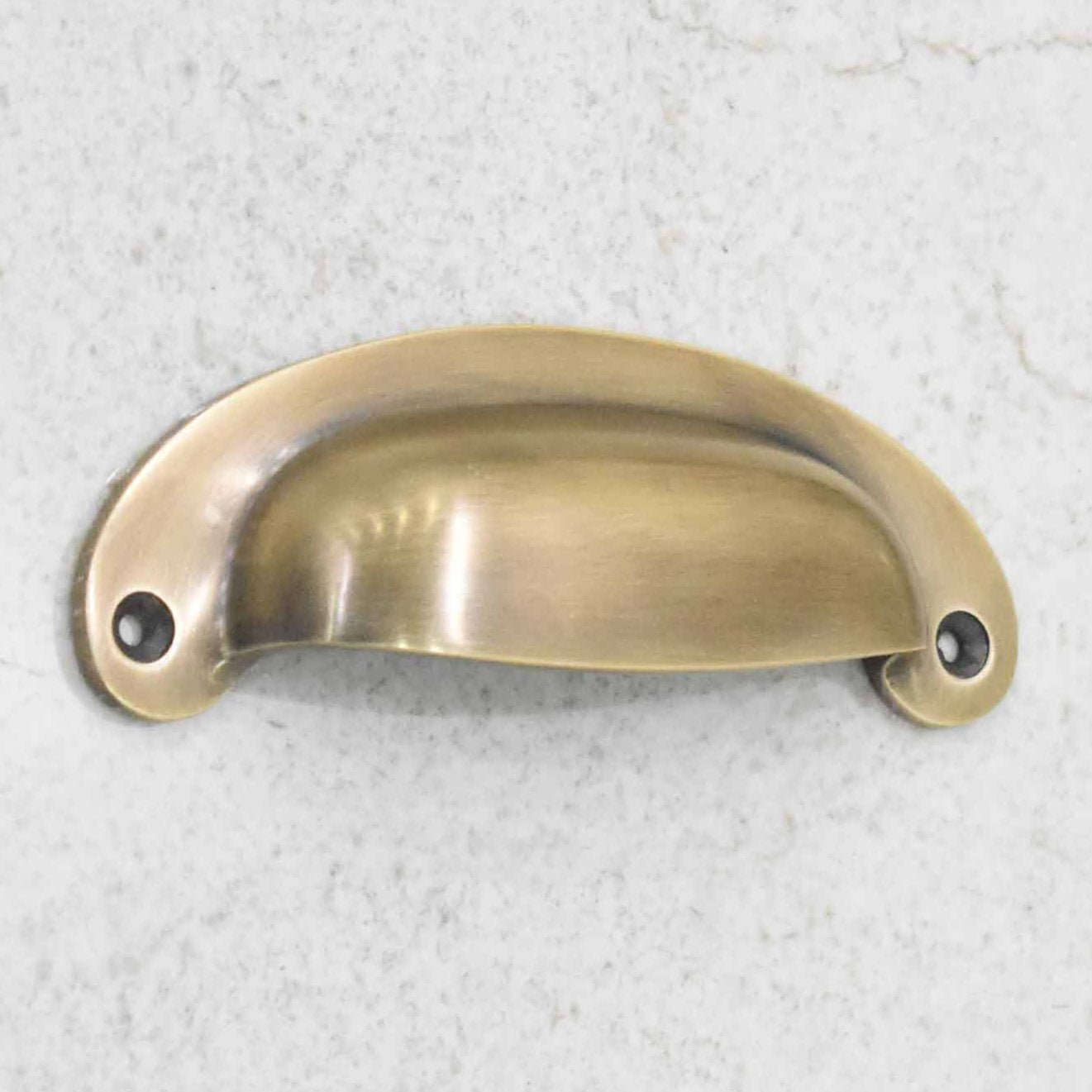3" Victorian Bin Pulls - Antique Brass