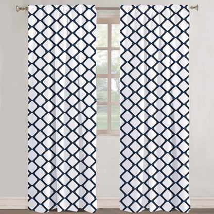 Cressida - Set of 2 Panels Crewel Embroidered Curtains | Linen Cotton