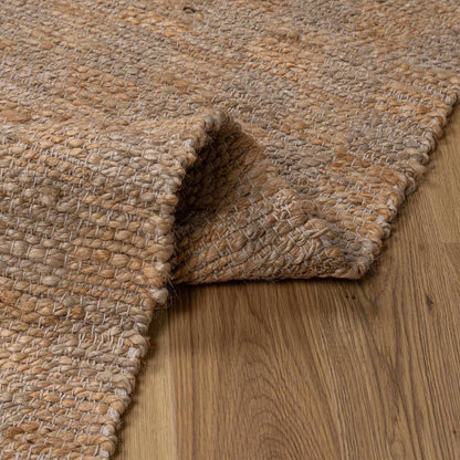 Lonut Checkered Jute Area Rug