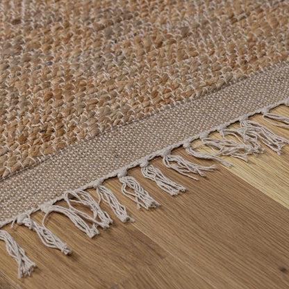 Lonut Checkered Jute Area Rug