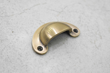 3" Victorian Bin Pulls - Antique Brass