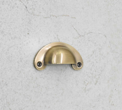 3" Victorian Bin Pulls - Antique Brass