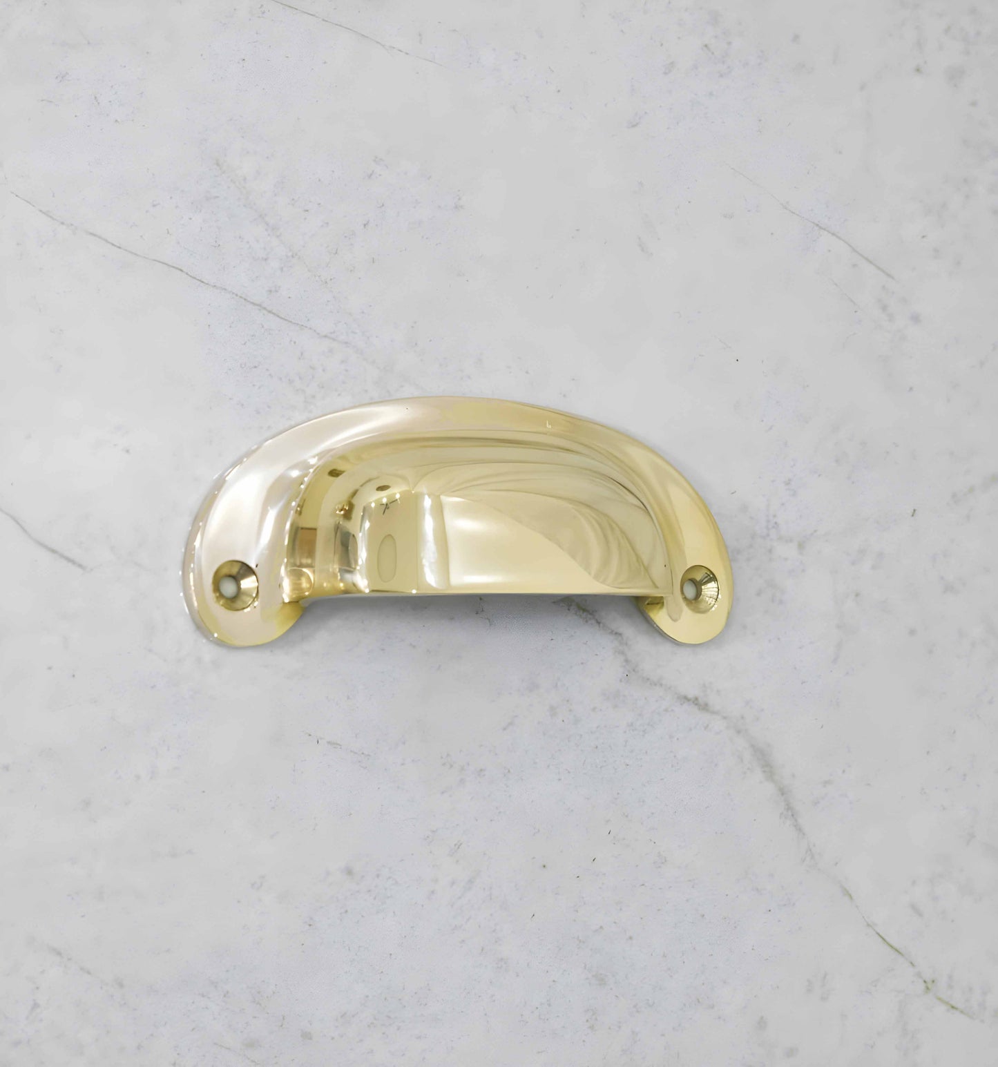 3" Victorian Bin Pulls - Unlacquered Polished Brass