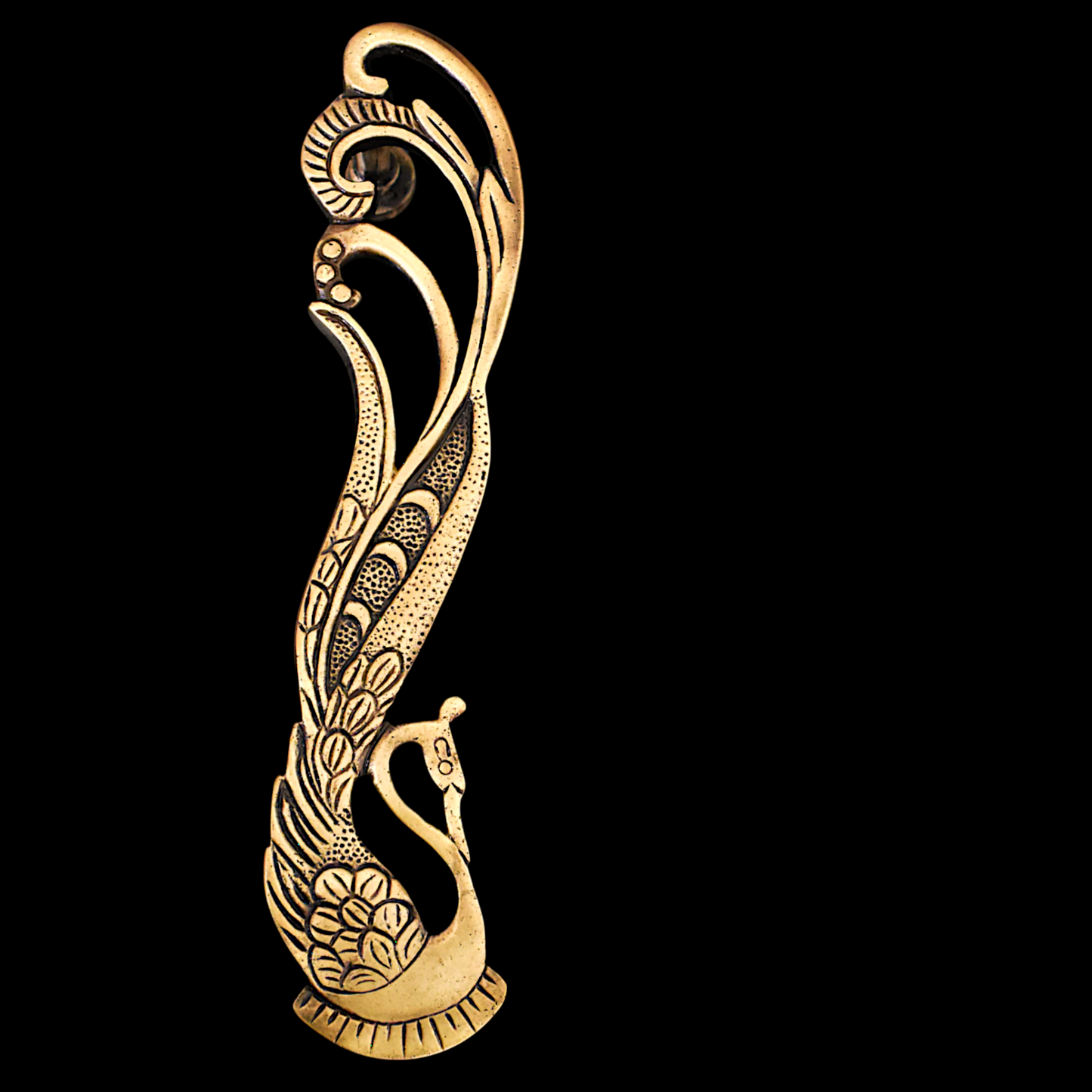 Brass Antique Peacock Door handle