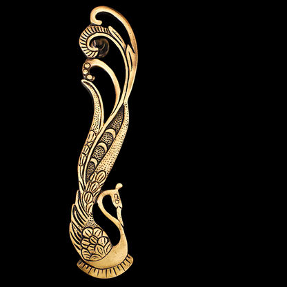 Brass Antique Peacock Door handle