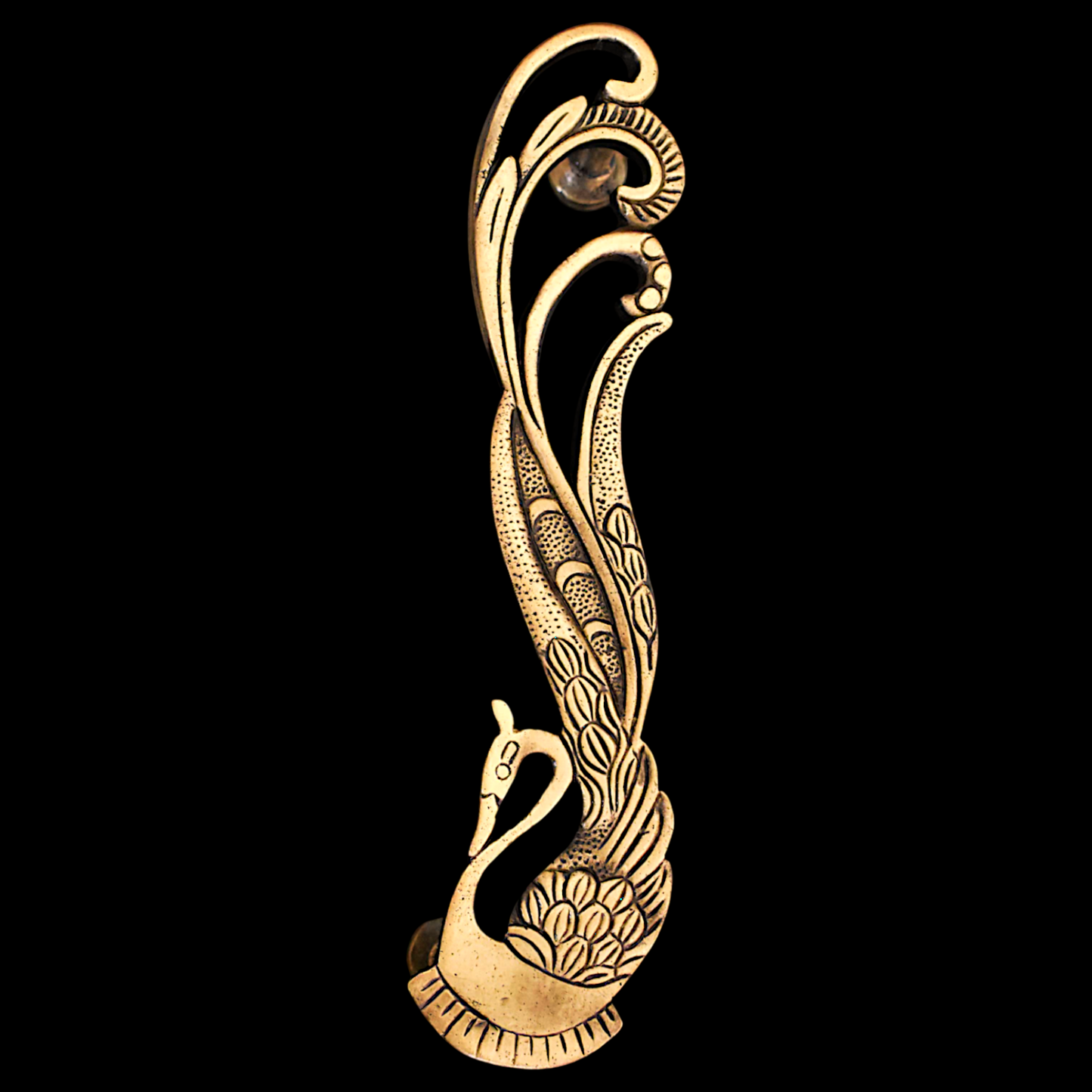 Brass Antique Peacock Door handle