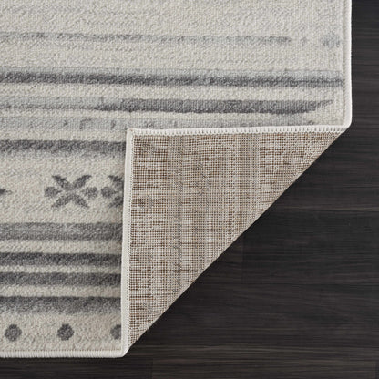 Tigri Aztec Ivory & Gray Area Rug Collection for Living Room and Dining Spaces Home Decor Accent
