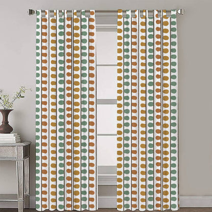 Demetra - Set of 2 Panels Crewel Embroidered Curtains | Linen Cotton