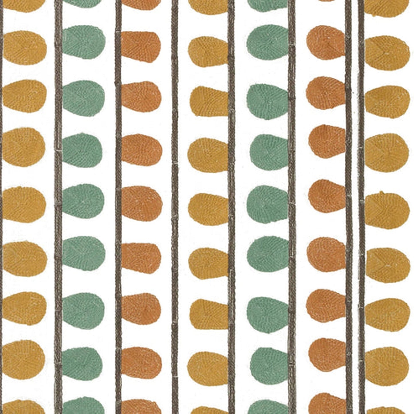 Demetra - Set of 2 Panels Crewel Embroidered Curtains | Linen Cotton