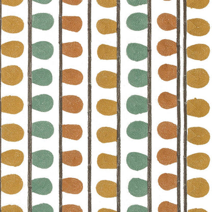 Demetra - Set of 2 Panels Crewel Embroidered Curtains | Linen Cotton