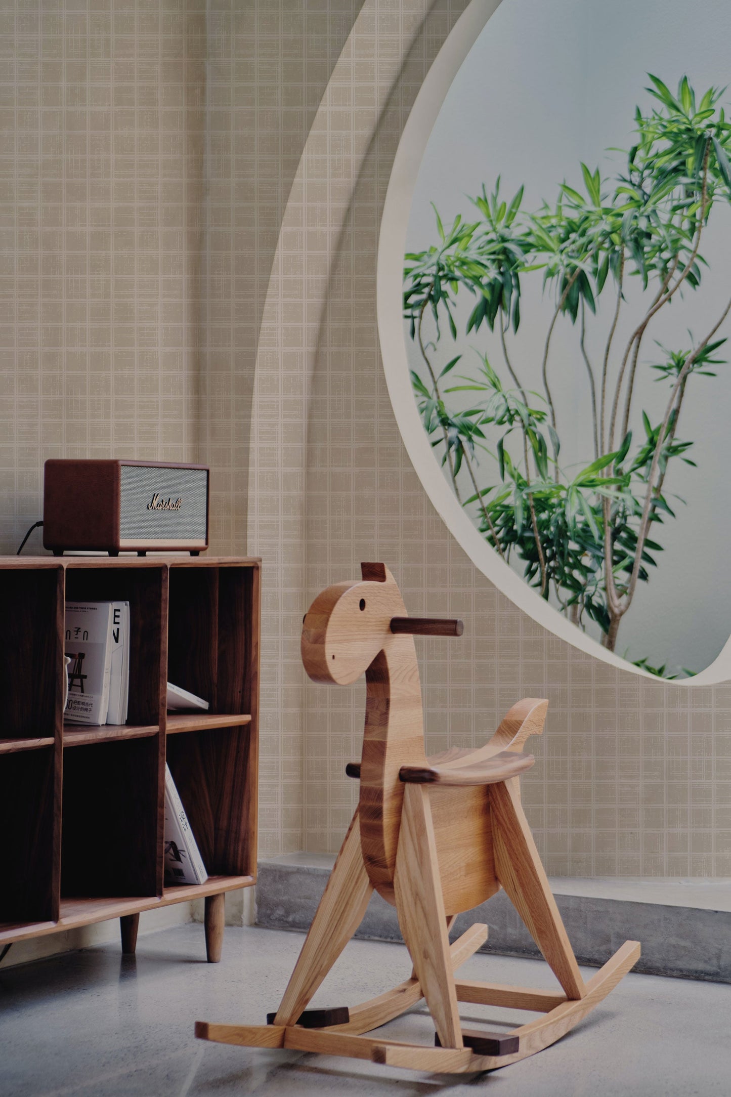 Edith Wallpaper (Taupe) from The Haven Collection