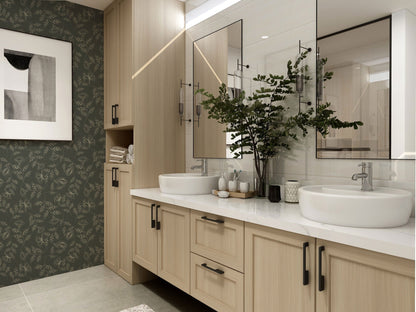 Ella Wallpaper (Forest) from The Wynona Collection