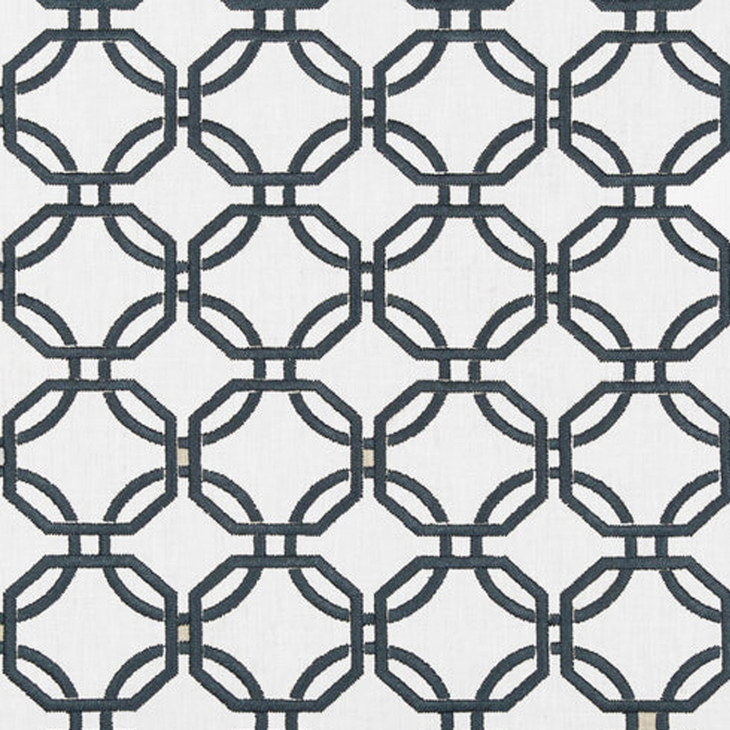 Eloise - Set of 2 Panels Crewel Embroidered Curtains | Linen Cotton