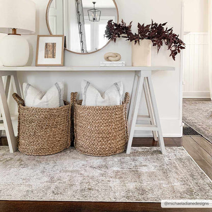 Gael Cream Washable Area Rug