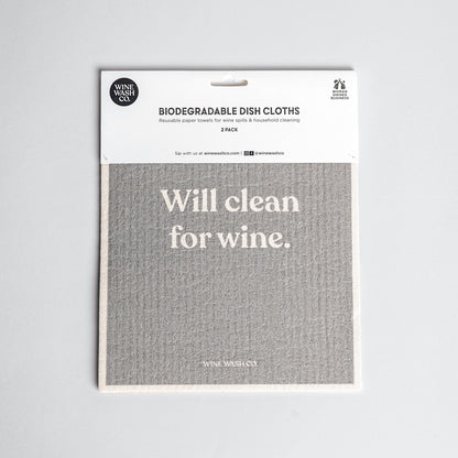 Biodegradable Dish Cloths – Grey Set
