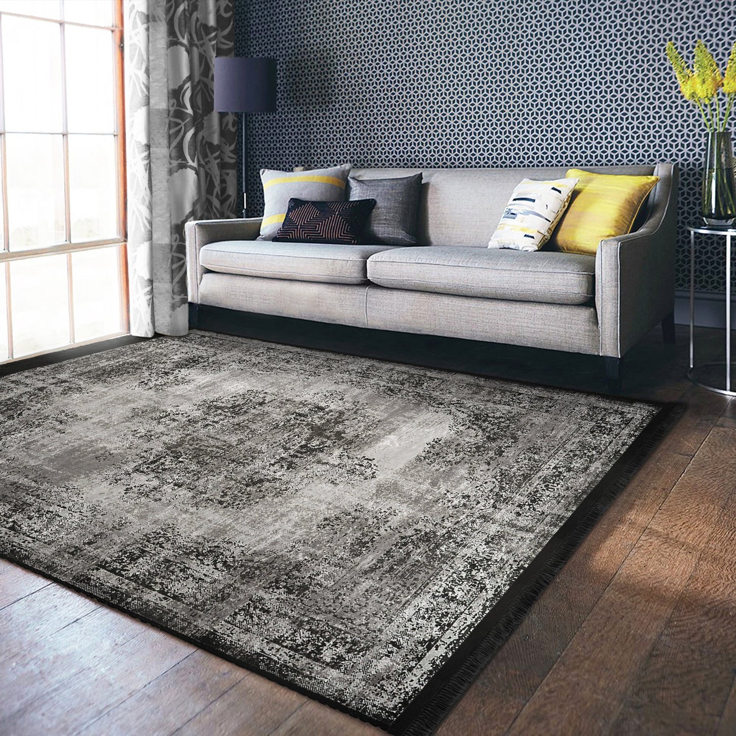 Living Room Washable Area Rug | Homeezone