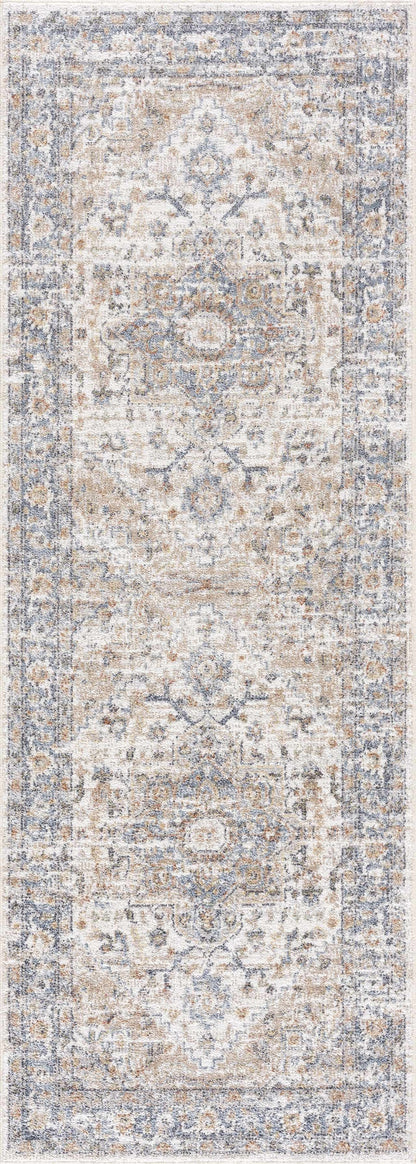 Ezri Cream Washable Area Rug
