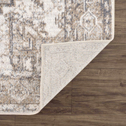 Blue Brown Hera Washable area rug