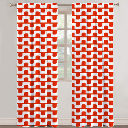 Liora - Set of 2 Panels Crewel Embroidered Curtains | Linen Cotton Mix