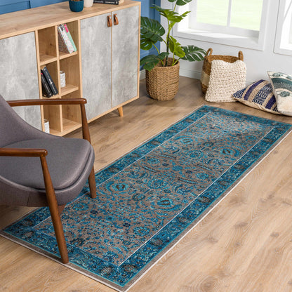 Mardina Turquoise Area Rug - Clearance