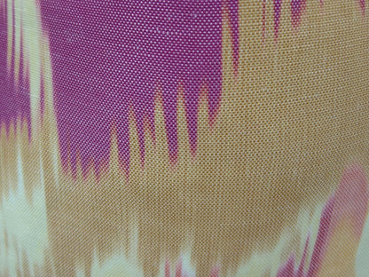 Electra Magenta Orange and Cream Handmade Luxury Pillow