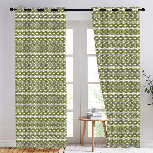 Phoebe - Set of 2 Panels Crewel Embroidered Curtains | Linen Cotton