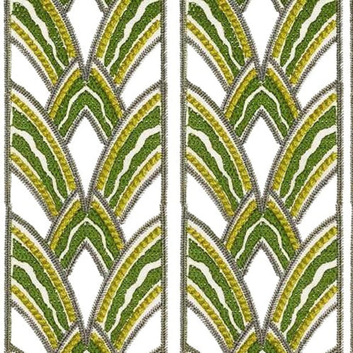 Phoebe - Set of 2 Panels Crewel Embroidered Curtains | Linen Cotton