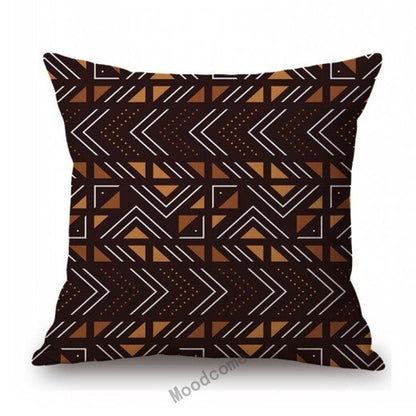 African Geometric Tribal Mud cloth Cushion Cover