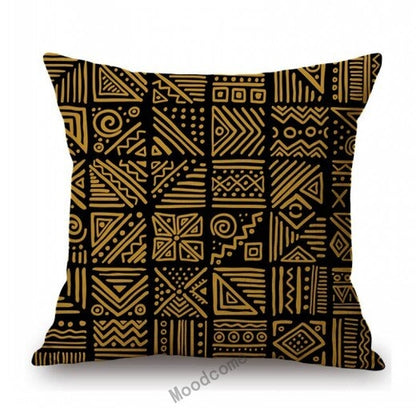 African Geometric Tribal Mud cloth Cushion Cover