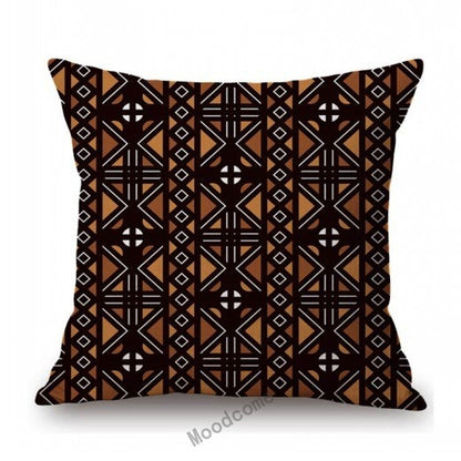 African Geometric Tribal Mud cloth Cushion Cover