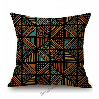 African Geometric Tribal Mud cloth Cushion Cover