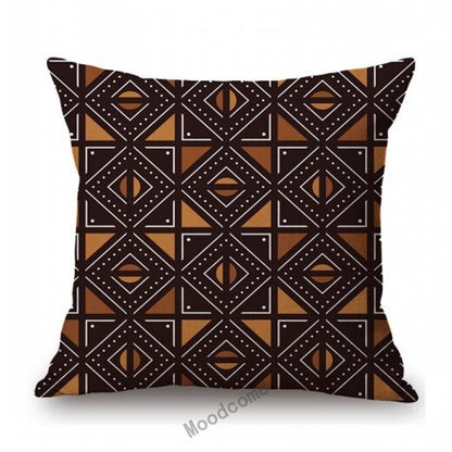 African Geometric Tribal Mud cloth Cushion Cover
