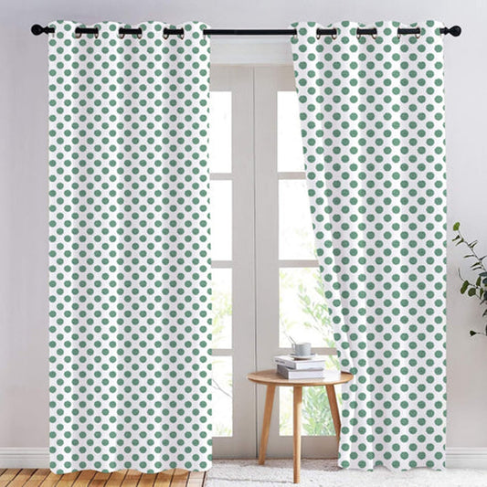 Sylvana - Set of 2 Panels Crewel Embroidered Curtains | Linen Cotton