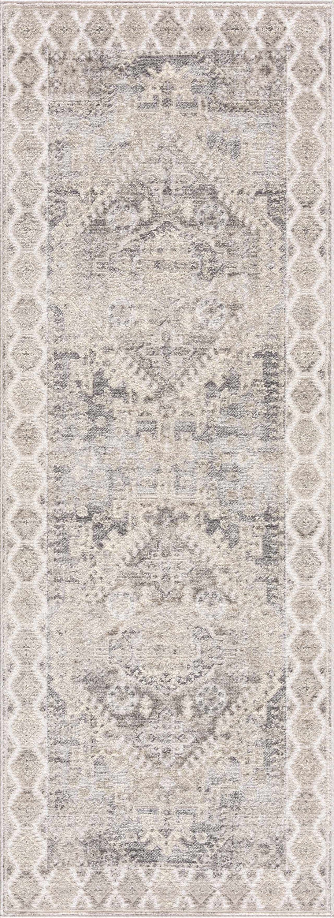 Brend Taupe Medallion Area Rug