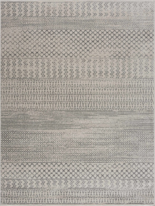 Tigri Aztec Ivory & Gray Area Rug Collection for Living Room and Dining Spaces Home Decor Accent