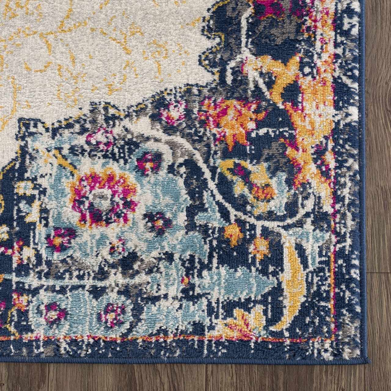 Tigrit Blue & Orange 2300 Area Rug - Clearance