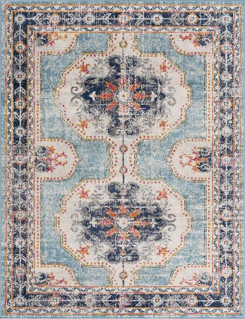 Tigried Turquoise 2308 Area Rug - Clearance