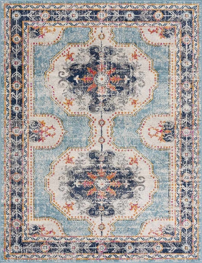 Tigried Turquoise 2308 Area Rug - Clearance