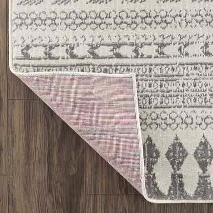 Tigri Aztec Ivory & Gray Area Rug Collection for Living Room and Dining Spaces Home Decor Accent